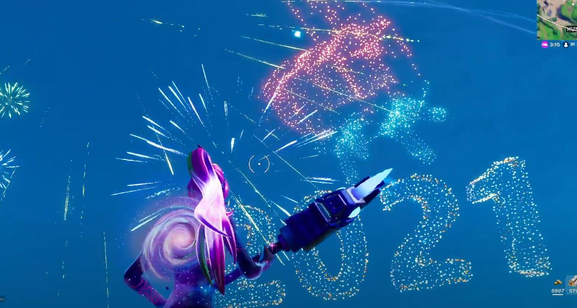 Fortnite New Years event 2021