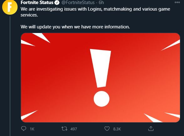 Fortnite Login Failed Profile Query Failed Fortnite Servers Down Status Server Outage Issues Profile Query Failed Cloud Download Failure Unable To Login Permission To Play Fortnite Fortnite Tips Tricks And The Latest News For Online Gamers