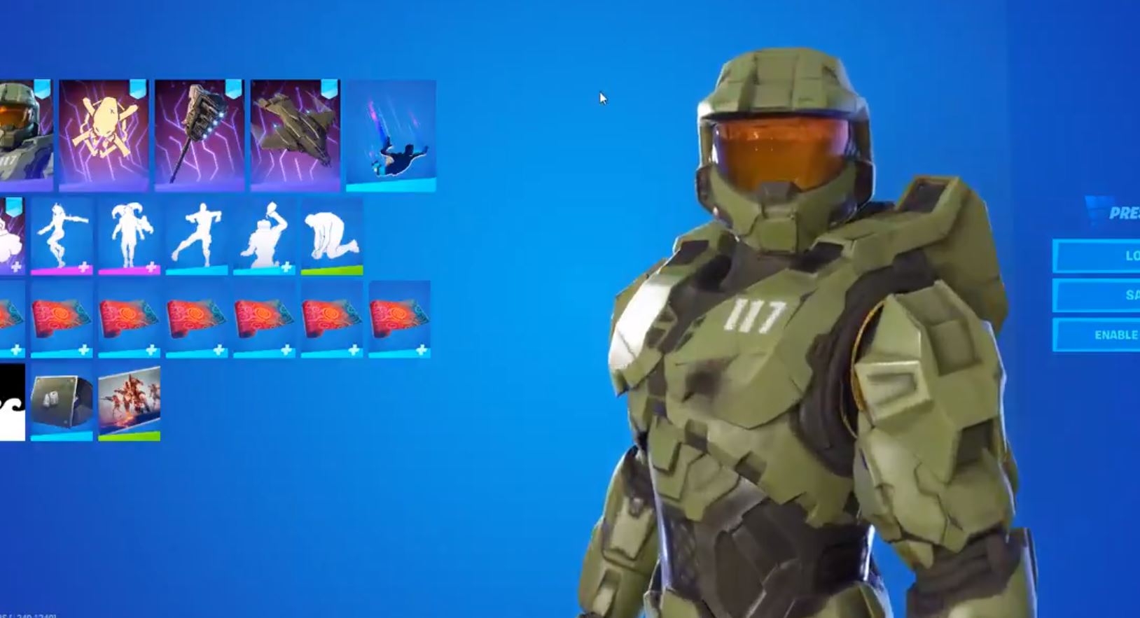 Master Chief in Fortnite