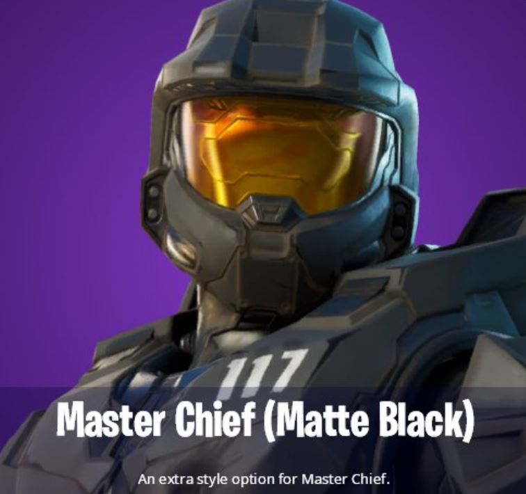 Matte Black Fortnite Style