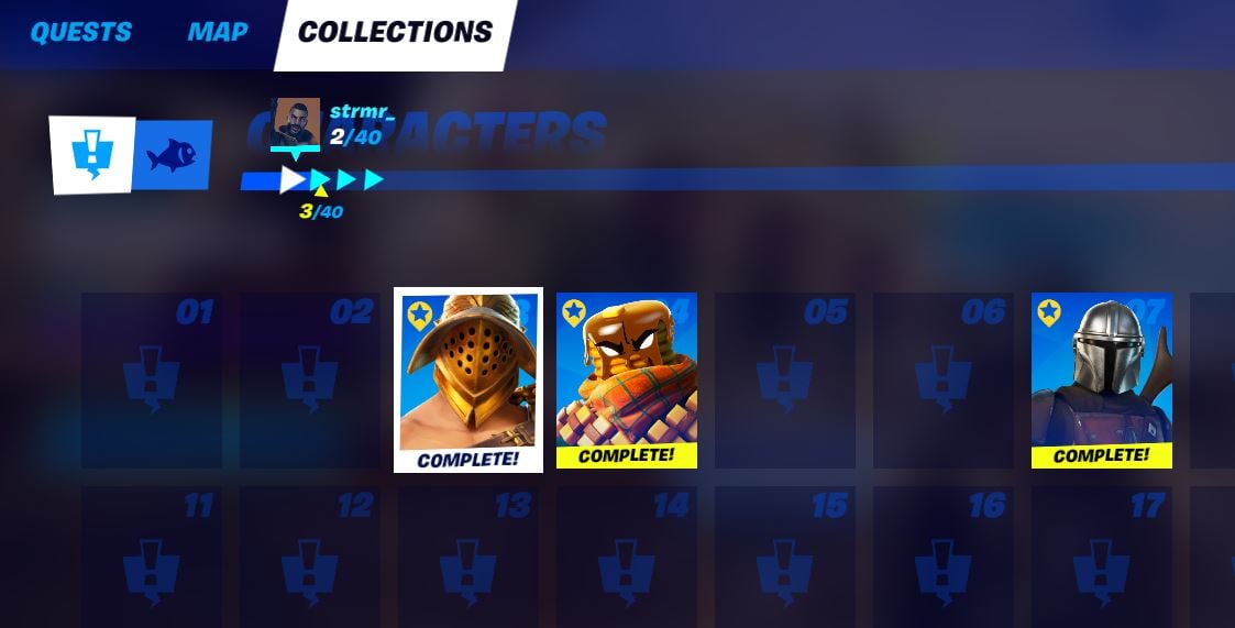 NPC Fortnite Collections Book