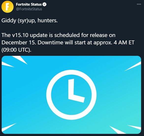 New Fortnite Update Today V15 10 Winterfest 2020 Time Server Downtime Status Leaks Laptrinhx