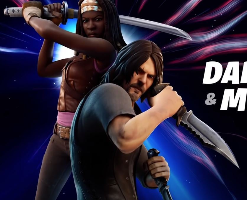 The Walking Dead Fortnite Daryl Dixon & Michonne Fortnite Skins