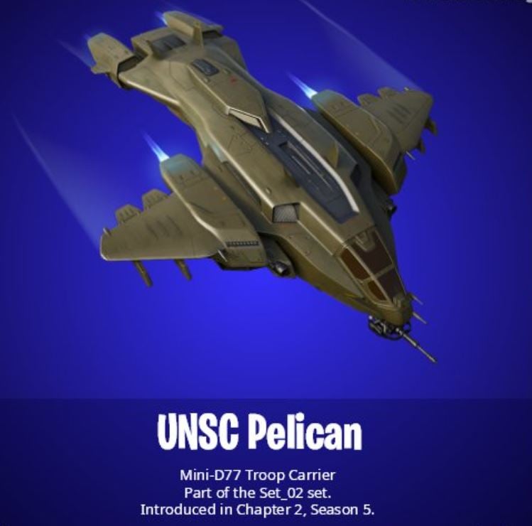 UNSC Pelican Fortnite Glider