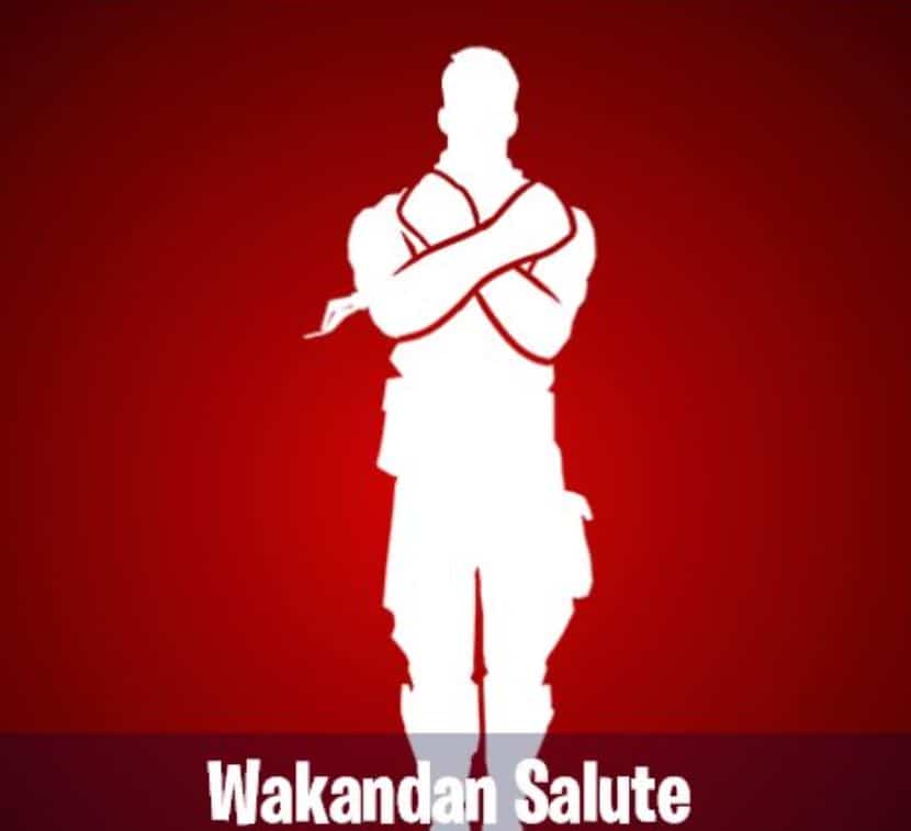 Ваканданский салют Fortnite Emote