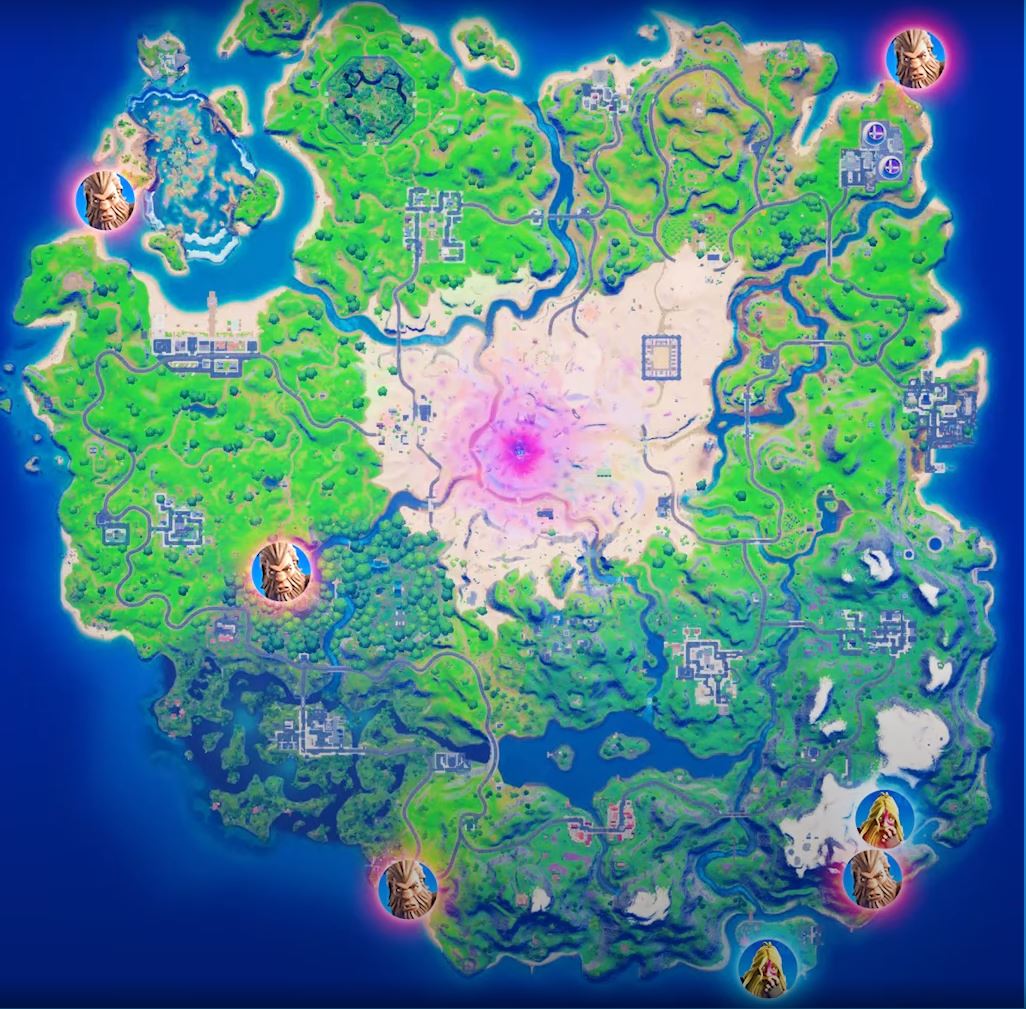 Where to find Bigfoot in Fortnite