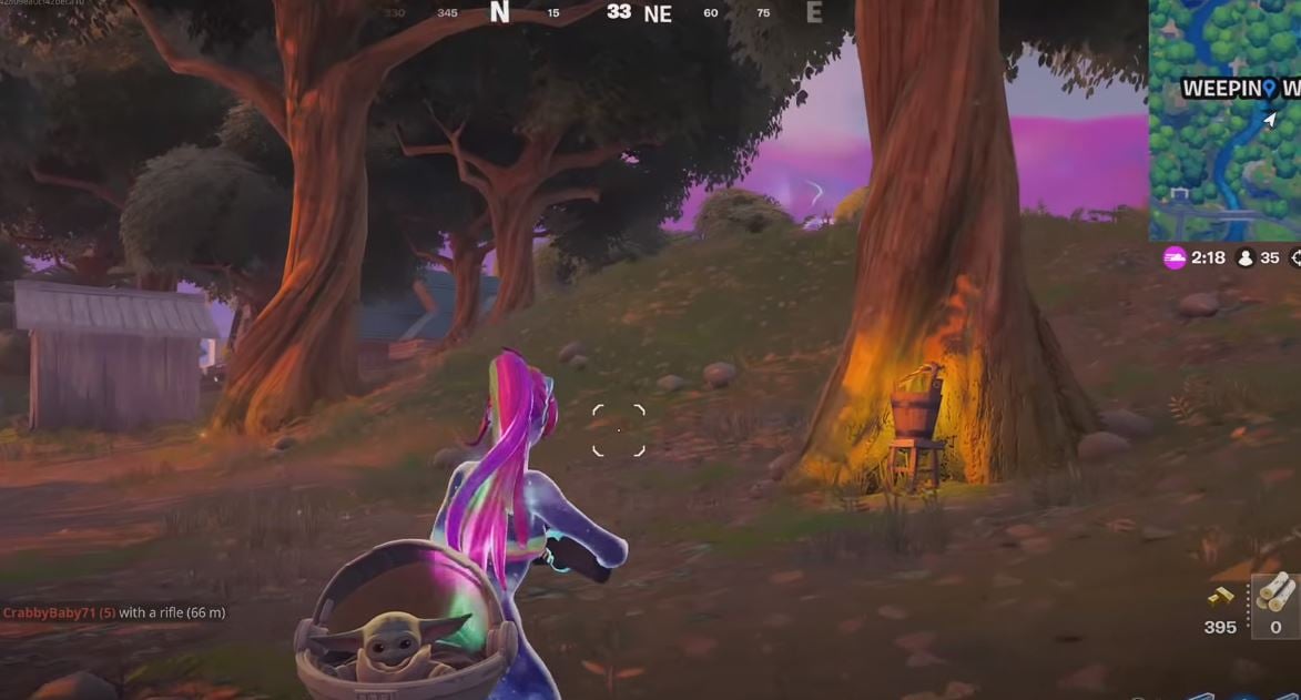 Fortnite Collect Maple Syrup Buckets in Weeping Woods Locations