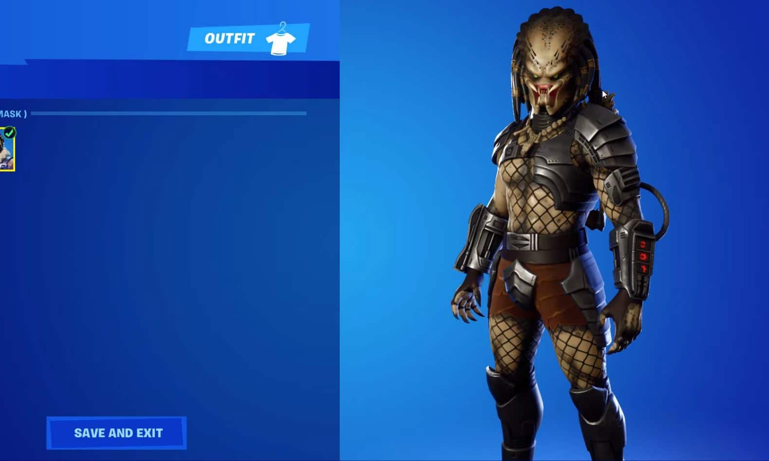 Fortnite Predator Skin Cosmetics Leaked In V15 21 - roblox predator mask