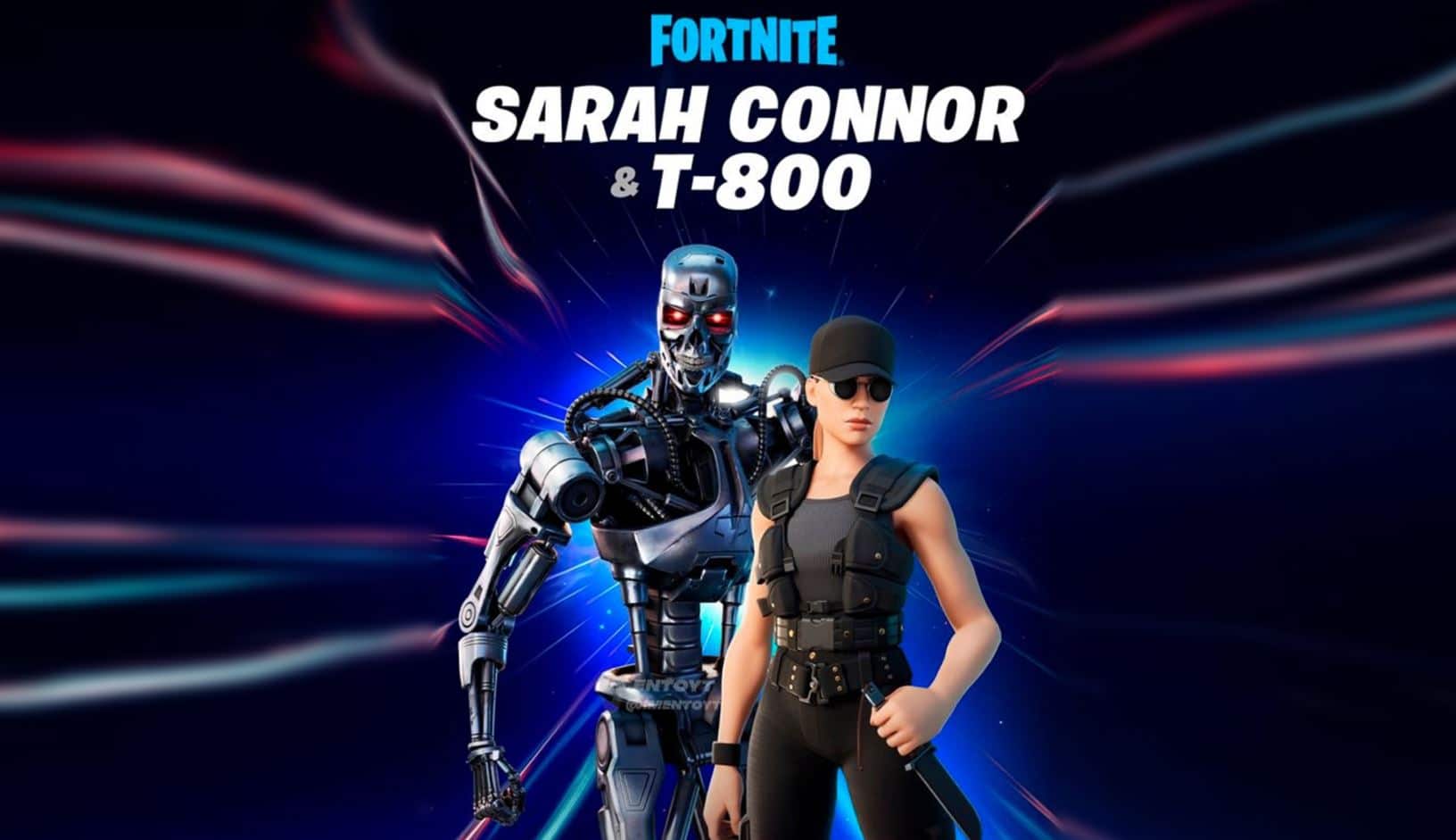 Terminator and Sarah Connor Fortnite Skins