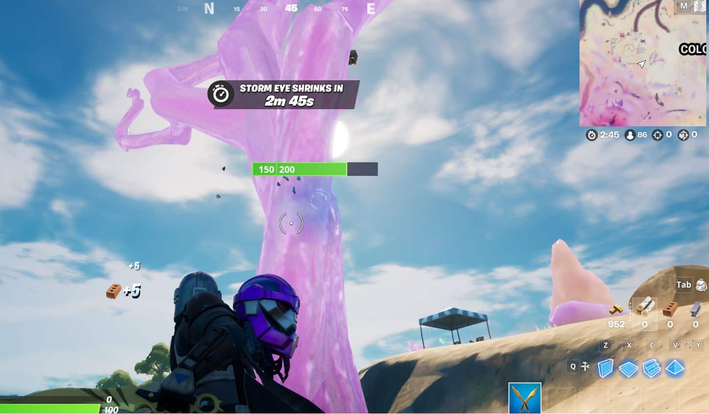 Fortnite - Destroy Crystal Trees