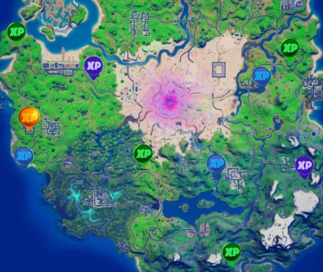 Fortnite week 11 xp coin locations