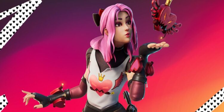 Hearts Wild Cup Lovely Fortnite Skin