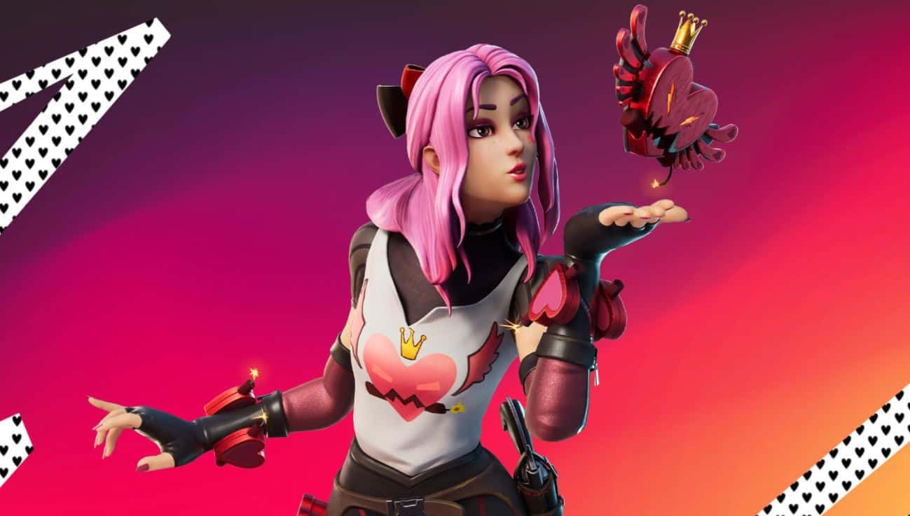 Hearts Wild Cup Lovely Fortnite Skin