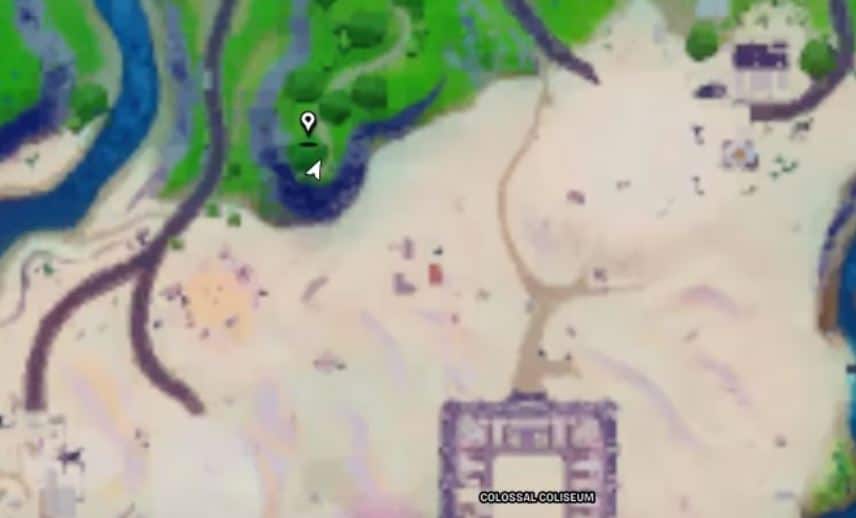 Where is Scenic Spot in Fortnite