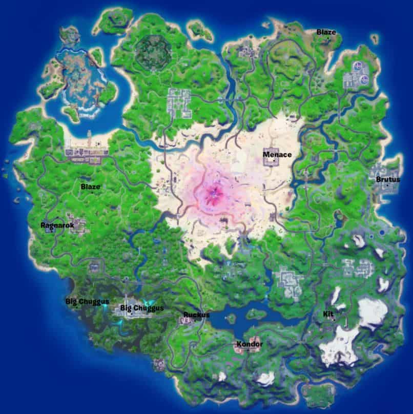 Duel Characters Fortnite Locations