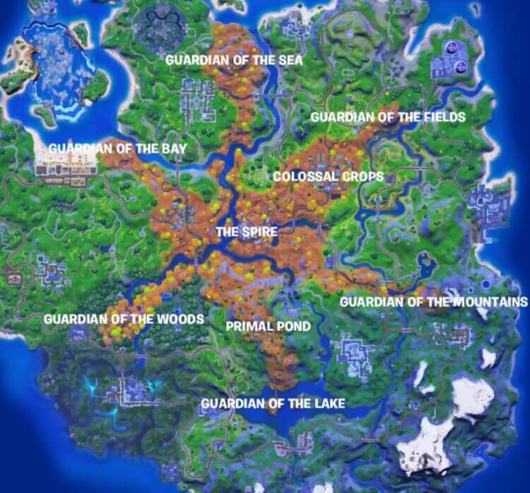 Fortnite Chapter 2 Season 6 New Map Leaked - The Spire, Primal Pond 