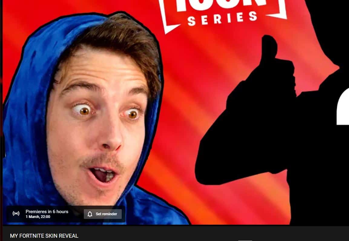 Lazarbeam Fortnite Skin Reveal