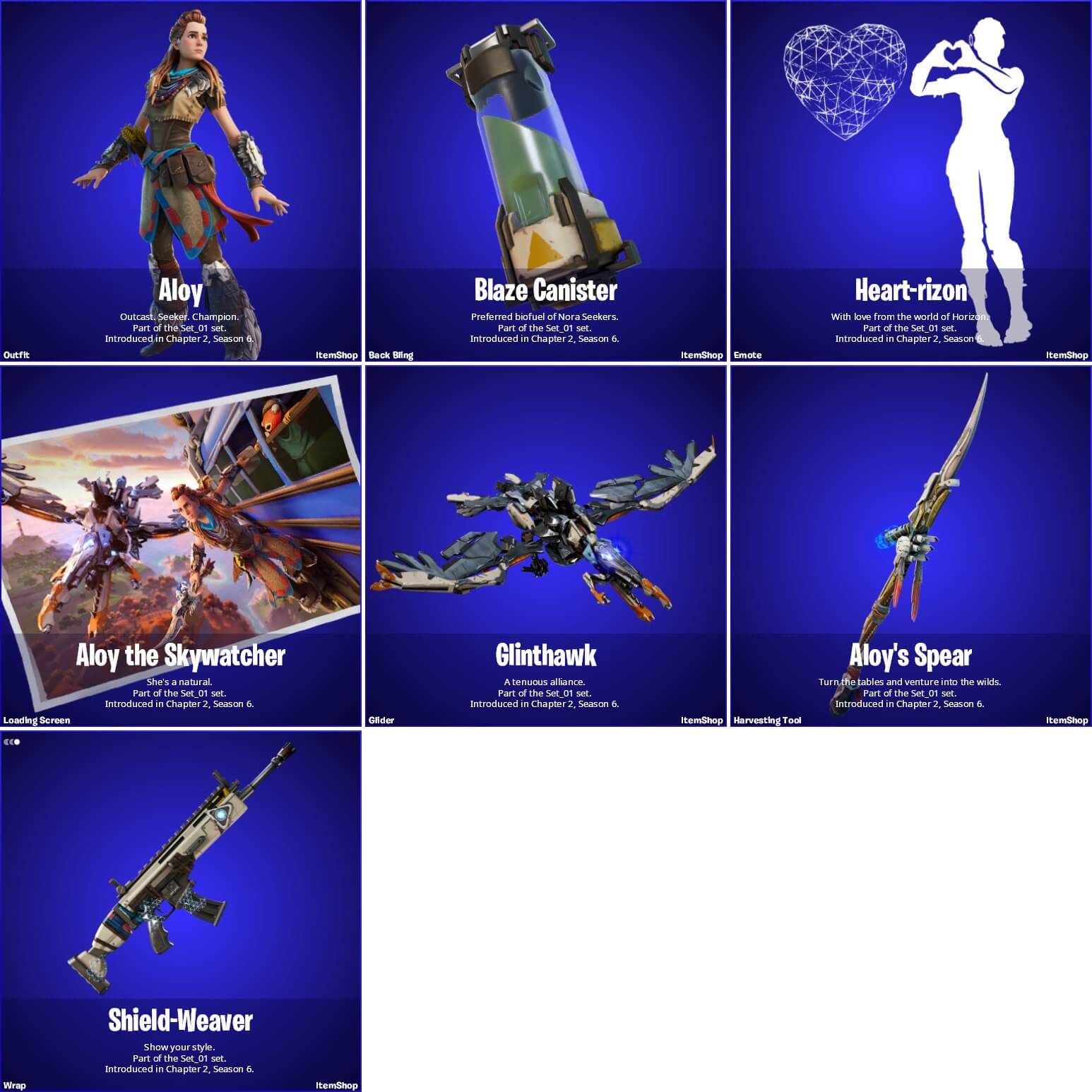 Fortnite x Horizon Zero Dawn - Aloy Skin Set Leaked - Fortnite Insider