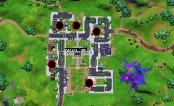 All Records Pleasant Park Map Locations