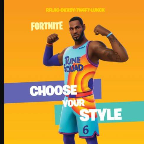 LeBron James Fortnite Code