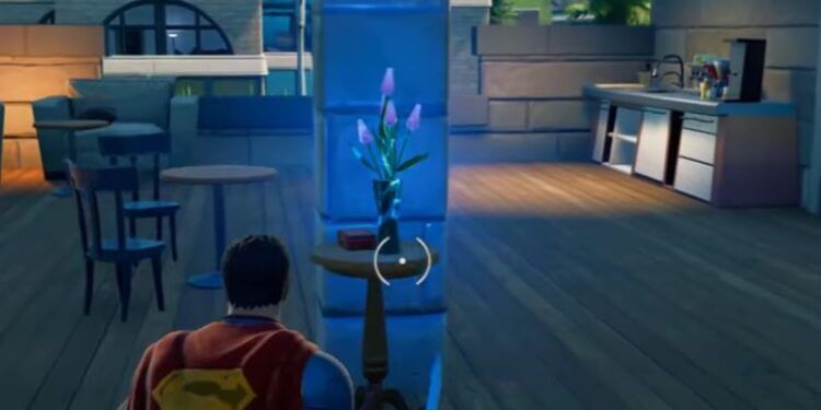 Collect a vase of flowers from Lazy Lake