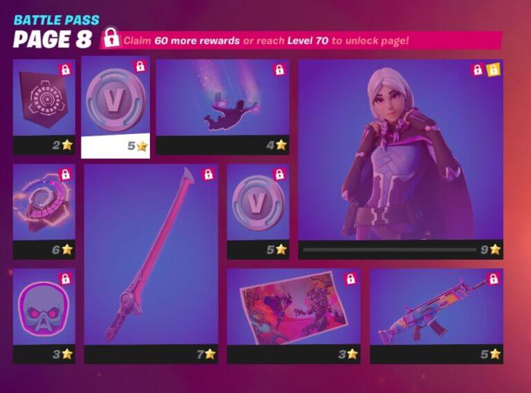 All Fortnite Chapter 2: Season 8 (Season 18) Battle Pass Cosmetics ...