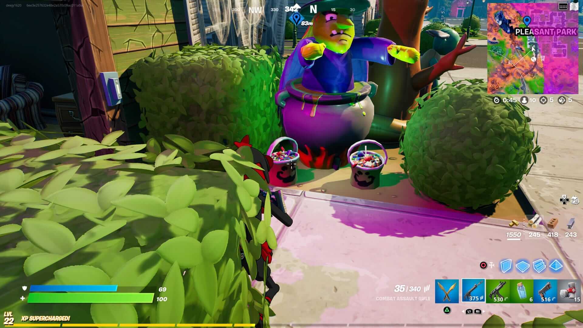 Fortnite Candy Location in Pleasant Park
