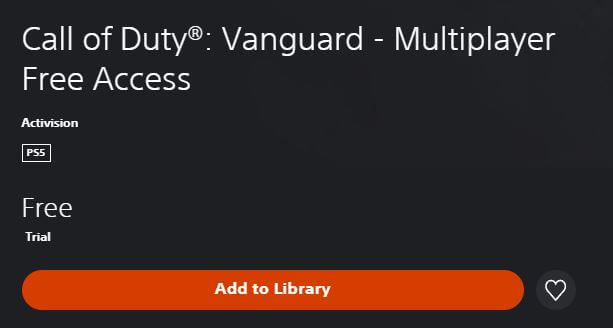 Vanguard Free Access