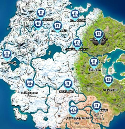 All Fortnite Holiday Christmas Tree Locations In 2021 Chapter 3 - Fortnite Insider