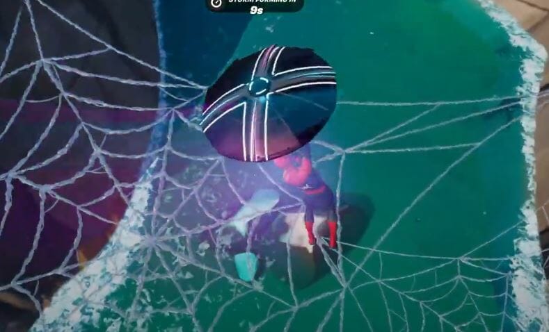 Bounce 5 times on Spider-Man's Bouncers Without Touching The Ground