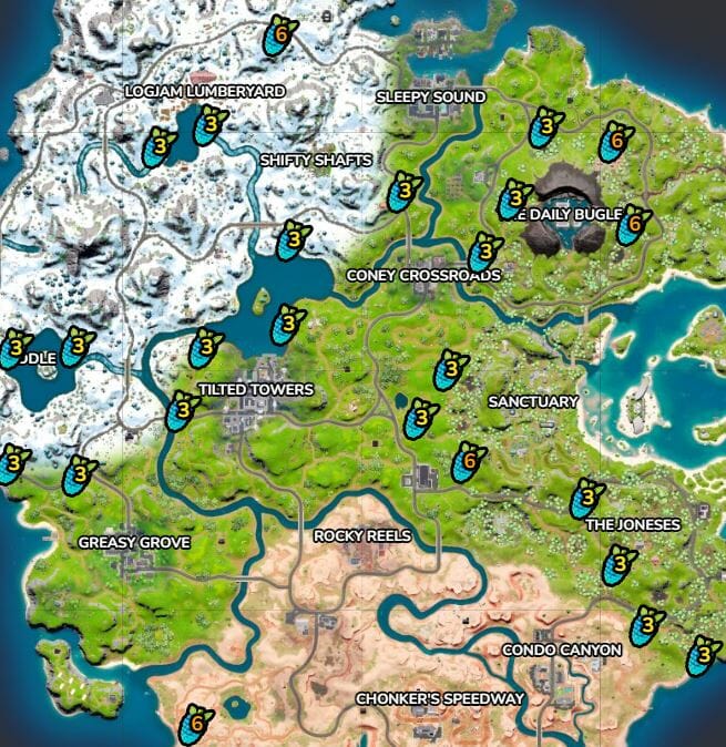 Where to find Klomberries Fortnite