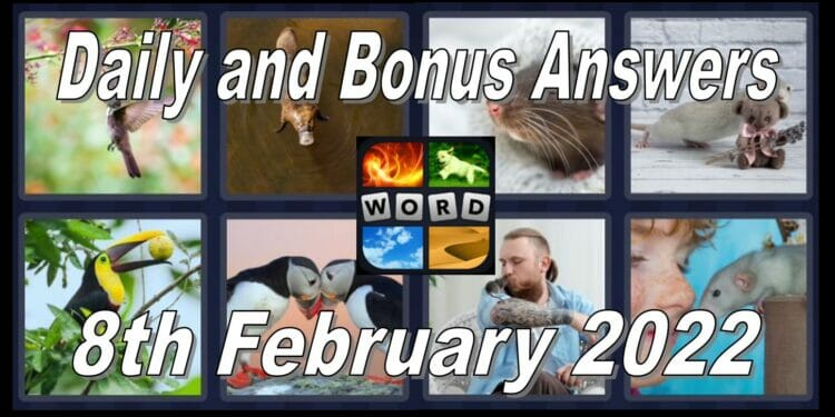 4 Pics 1 Word Bonus Daily Answers 8th February 2022