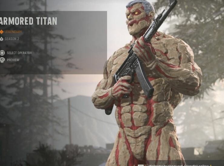 New Warzone Attack on Titan Armored Titan Reiner Skins Added - Fortnite