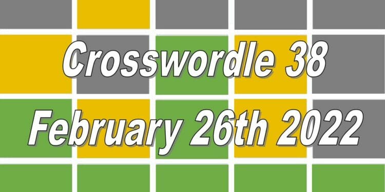 Crosswordle 38