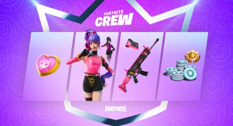 Fortnite March 2022 Crew Pack Tracy Trouble Skin