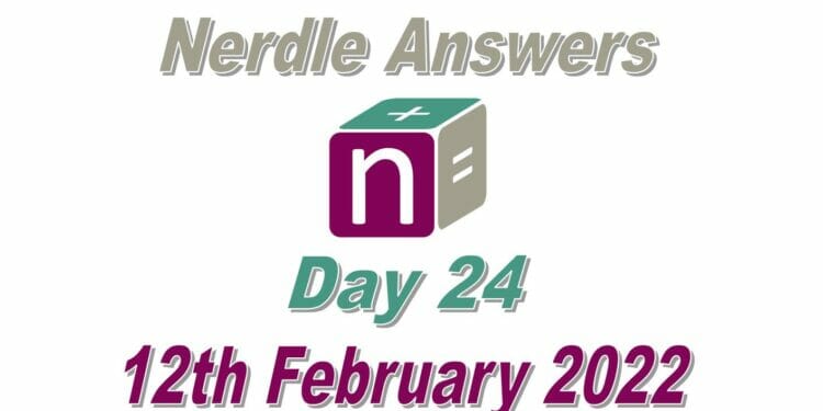 Nerdle Answers - 12th February 2022