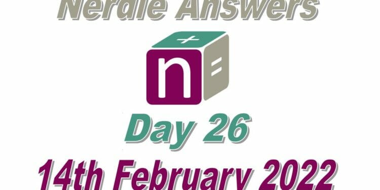 Nerdle Answers - 14th February 2022