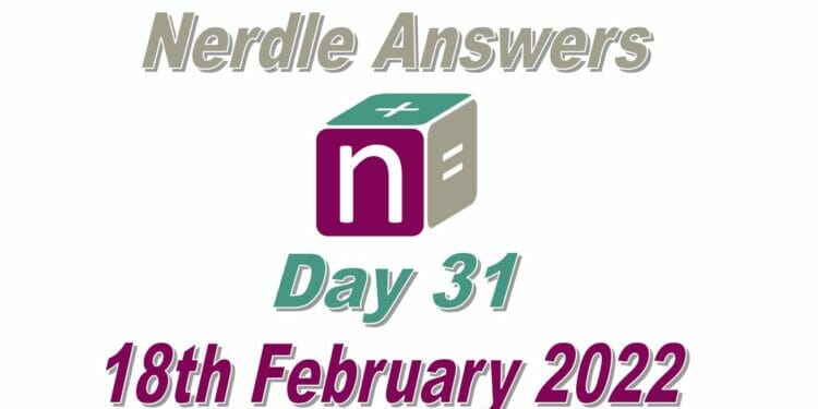 Nerdle Answers - 19th February 2022