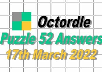 Daily Octordle 52 - 17th March 2022
