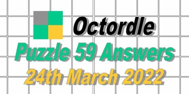 Daily Octordle 59 - 24th March 2022