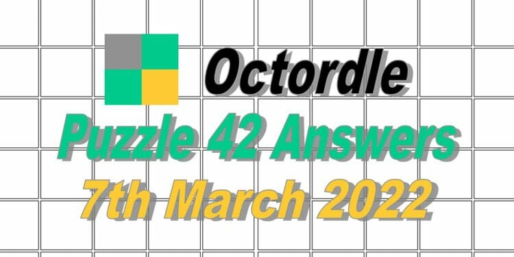 Daily Octordle Answer 42