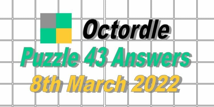 Daily Octordle Answer 43