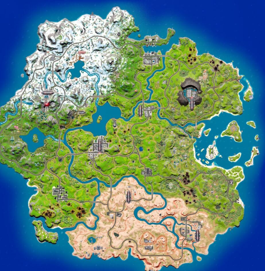 Fortnite Chapter 3 Season 2 Map Leaked