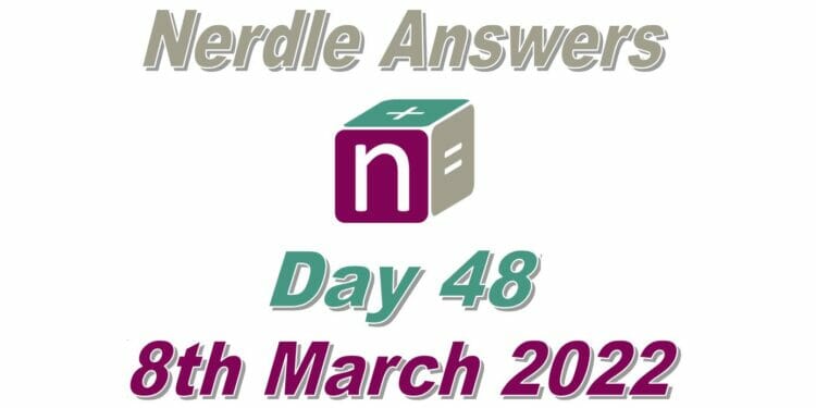 Nerdle 48 Answer - 8th March 2022