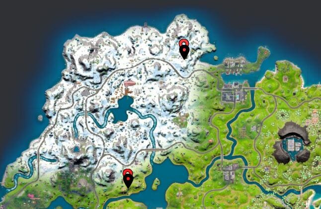 Shell or High Water and Happy Camper Fortnite Map Locations