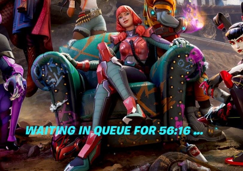 Waiting in Queue For 10 Minutes Fortnite March 20