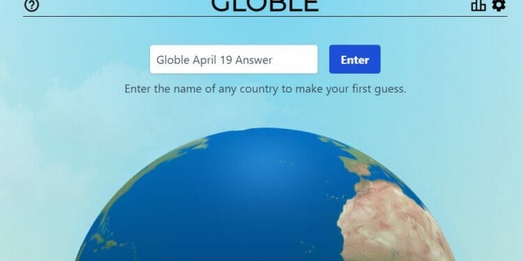 April 19 Globle Answer Today Game Hints