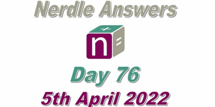 Daily Nerdle 76 - April 5th 2022