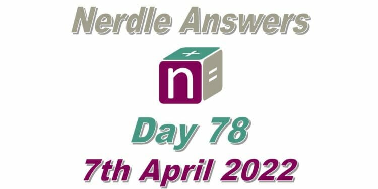 Daily Nerdle 78 - April 7, 2022