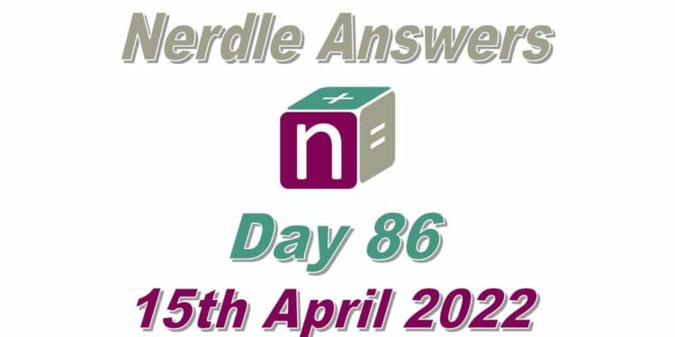Daily Nerdle 86 - April 15, 2022